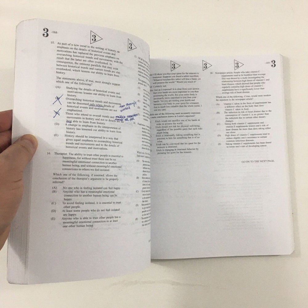 10 New Actual, Official LSAT PrepTests with Comparative Reading: (PrepTests 52–6 - Picture 2 of 4